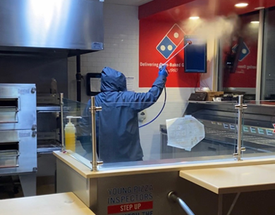 Liberty Services Decon sanitizes 16 Domino's in Western Cleveland